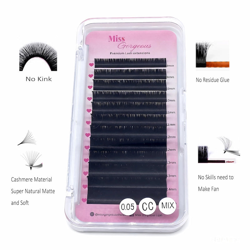 Cashmere Easy Fan Lash | No skills need to Make Fan