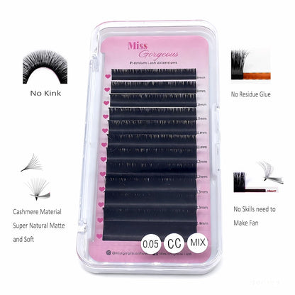 Cashmere Easy Fan Lash | No skills need to Make Fan